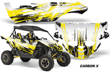 Load image into Gallery viewer, UTV Decal Graphic Kit Side By Side Wrap For Yamaha YXZ 1000R 2015-2018 CARBONX YELLOW-atv motorcycle utv parts accessories gear helmets jackets gloves pantsAll Terrain Depot
