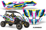 UTV Decal Graphic Kit Side By Side Wrap For Yamaha YXZ 1000R 2015-2018 FLASHBACK