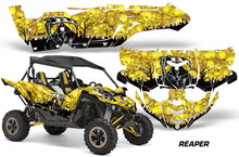 Load image into Gallery viewer, UTV Decal Graphic Kit Side By Side Wrap For Yamaha YXZ 1000R 2015-2018 REAPER YELLOW-atv motorcycle utv parts accessories gear helmets jackets gloves pantsAll Terrain Depot