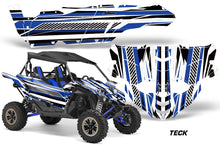 Load image into Gallery viewer, UTV Decal Graphic Kit Side By Side Wrap For Yamaha YXZ 1000R 2015-2018 TECK BLUE-atv motorcycle utv parts accessories gear helmets jackets gloves pantsAll Terrain Depot