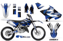 Load image into Gallery viewer, Graphics Kit Decal Sticker Wrap + # Plates For Yamaha YZ125 YZ250 2015-2018 CARBONX BLUE-atv motorcycle utv parts accessories gear helmets jackets gloves pantsAll Terrain Depot