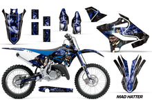 Load image into Gallery viewer, Dirt Bike Decal Graphic Kit MX Wrap For Yamaha YZ125 YZ250 2015-2018 HATTER BLUE BLACK-atv motorcycle utv parts accessories gear helmets jackets gloves pantsAll Terrain Depot