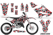 Load image into Gallery viewer, Dirt Bike Decal Graphic Kit MX Wrap For Yamaha YZ125 YZ250 2015-2018 URBAN CAMO RED-atv motorcycle utv parts accessories gear helmets jackets gloves pantsAll Terrain Depot