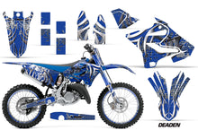 Load image into Gallery viewer, Graphics Kit Decal Sticker Wrap + # Plates For Yamaha YZ125 YZ250 2015-2018 DEADEN BLUE-atv motorcycle utv parts accessories gear helmets jackets gloves pantsAll Terrain Depot