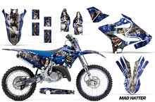 Load image into Gallery viewer, Graphics Kit Decal Sticker Wrap + # Plates For Yamaha YZ125 YZ250 2015-2018 HATTER SILVER BLUE-atv motorcycle utv parts accessories gear helmets jackets gloves pantsAll Terrain Depot