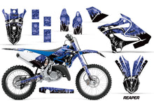Load image into Gallery viewer, Dirt Bike Decal Graphic Kit MX Wrap For Yamaha YZ125 YZ250 2015-2018 REAPER BLUE-atv motorcycle utv parts accessories gear helmets jackets gloves pantsAll Terrain Depot