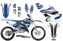 Load image into Gallery viewer, Dirt Bike Decal Graphic Kit MX Wrap For Yamaha YZ125 YZ250 2015-2018 TECK BLUE-atv motorcycle utv parts accessories gear helmets jackets gloves pantsAll Terrain Depot