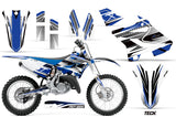 Dirt Bike Decal Graphic Kit MX Wrap For Yamaha YZ125 YZ250 2015-2018 TECK BLUE