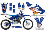 Dirt Bike Decal Graphic Kit MX Wrap For Yamaha YZ125 YZ250 2015-2018 VEGAS BLUE