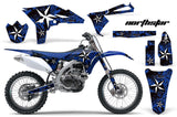 Dirt Bike Graphics Kit Decal Wrap For Yamaha YZ250F YZ450F 2006-2009 NORTHSTAR BLACK