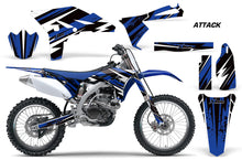 Load image into Gallery viewer, Dirt Bike Graphics Kit Decal Sticker Wrap For Yamaha YZ250F 2010-2013 ATTACK BLUE-atv motorcycle utv parts accessories gear helmets jackets gloves pantsAll Terrain Depot