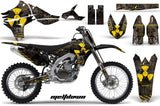 Dirt Bike Graphics Kit Decal Sticker Wrap For Yamaha YZ450F 2010-2013 MELTDOWN YELLOW BLACK