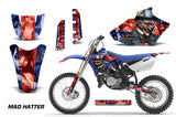 Dirt Bike Decal Graphics Kit MX Sticker Wrap For Yamaha YZ85 2002-2014 HATTER RED BLACK