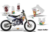 Dirt Bike Graphics Kit Decal Sticker Wrap For Yamaha YZ125 YZ250 1991-1992 VEGAS WHITE