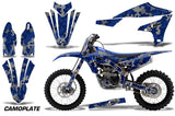 Graphics Kit Decal Sticker Wrap + # Plates For Yamaha YZ450F 2018+ CAMOPLATE BLUE