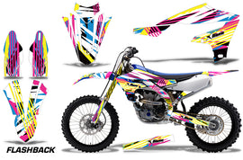 Dirt Bike Decal Graphics Kit MX Sticker Wrap For Yamaha YZ450F 2018+ FLASHBACK-atv motorcycle utv parts accessories gear helmets jackets gloves pantsAll Terrain Depot