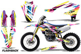 Dirt Bike Decal Graphics Kit MX Sticker Wrap For Yamaha YZ450F 2018+ FLASHBACK
