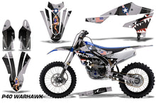 Load image into Gallery viewer, Dirt Bike Decal Graphics Kit MX Sticker Wrap For Yamaha YZ450F 2018+ WARHAWK BLACK-atv motorcycle utv parts accessories gear helmets jackets gloves pantsAll Terrain Depot