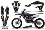 Dirt Bike Decal Graphics Kit MX Sticker Wrap For Yamaha YZ450F 2018+ REAPER BLACK