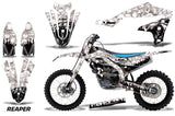 Graphics Kit Decal Sticker Wrap + # Plates For Yamaha YZ450F 2018+ REAPER WHITE