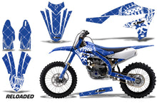 Load image into Gallery viewer, Dirt Bike Decal Graphics Kit MX Sticker Wrap For Yamaha YZ450F 2018+ RELOADED WHITE BLUE-atv motorcycle utv parts accessories gear helmets jackets gloves pantsAll Terrain Depot