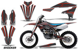 Dirt Bike Decal Graphics Kit MX Sticker Wrap For Yamaha YZ450F 2018+ SHOCKER RED