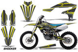 Dirt Bike Decal Graphics Kit MX Sticker Wrap For Yamaha YZ450F 2018+ SHOCKER YELLOW