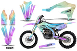 Graphics Kit Decal Sticker Wrap + # Plates For Yamaha YZ450F 2018+ SLICK