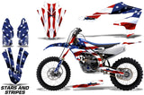 Dirt Bike Decal Graphics Kit MX Sticker Wrap For Yamaha YZ450F 2018+ USA FLAG