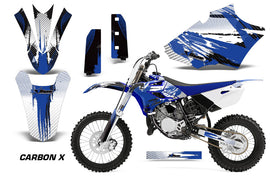 Dirt Bike Graphics Kit Decal Sticker Wrap For Yamaha YZ85 2015-2018 CARBONX BLUE-atv motorcycle utv parts accessories gear helmets jackets gloves pantsAll Terrain Depot