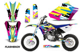 Dirt Bike Graphics Kit Decal Sticker Wrap For Yamaha YZ85 2015-2018 FLASHBACK