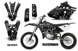 Dirt Bike Graphics Kit Decal Sticker Wrap For Yamaha YZ85 2015-2018 REAPER BLACK