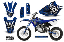 Load image into Gallery viewer, Dirt Bike Graphics Kit Decal Sticker Wrap For Yamaha YZ85 2015-2018 WIDOW BLACK BLUE-atv motorcycle utv parts accessories gear helmets jackets gloves pantsAll Terrain Depot
