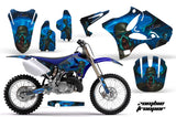 Dirt Bike Graphics Kit Decal Wrap for Yamaha YZ125 YZ250 2002-2014 ZOMBIE BLUE
