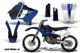 Dirt Bike Graphics Kit Decal Sticker Wrap For Yamaha YZ125 YZ250 1993-1995 CARBONX BLUE