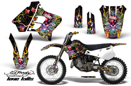 Dirt Bike Graphics Kit Decal Sticker Wrap For Yamaha YZ125 YZ250 1993-1995 EDHLK BLACK-atv motorcycle utv parts accessories gear helmets jackets gloves pantsAll Terrain Depot