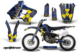 Dirt Bike Graphics Kit Decal Sticker Wrap For Yamaha YZ125 YZ250 1993-1995 MELTDOWN YELLOW BLUE