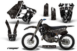 Graphics Kit Decal Sticker Wrap + # Plates For Yamaha YZ125 YZ250 1993-1995 REAPER BLACK