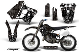 Dirt Bike Graphics Kit Decal Sticker Wrap For Yamaha YZ125 YZ250 1993-1995 REAPER BLACK