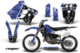 Dirt Bike Graphics Kit Decal Sticker Wrap For Yamaha YZ125 YZ250 1993-1995 REAPER BLUE