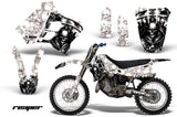 Graphics Kit Decal Sticker Wrap + # Plates For Yamaha YZ125 YZ250 1993-1995 REAPER WHITE