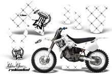 Load image into Gallery viewer, Dirt Bike Graphics Kit Decal Sticker Wrap For Yamaha YZ125 YZ250 1993-1995 RELOADED BLACK WHITE-atv motorcycle utv parts accessories gear helmets jackets gloves pantsAll Terrain Depot
