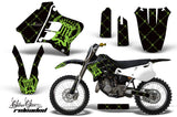 Dirt Bike Graphics Kit Decal Sticker Wrap For Yamaha YZ125 YZ250 1993-1995 RELOADED GREEN BLACK