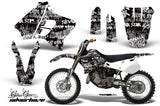 Dirt Bike Graphics Kit Decal Sticker Wrap For Yamaha YZ125 YZ250 1993-1995 SSSH BLACK WHITE