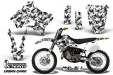 Dirt Bike Graphics Kit Decal Sticker Wrap For Yamaha YZ125 YZ250 1993-1995 URBAN CAMO WHITE
