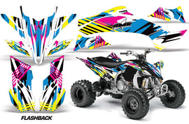 ATV Graphics Kit Decal Sticker Wrap For Yamaha YFZ450R/SE 2009-2013 FLASHBACK-atv motorcycle utv parts accessories gear helmets jackets gloves pantsAll Terrain Depot