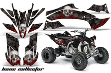 Load image into Gallery viewer, ATV Graphics Kit Decal Sticker Wrap For Yamaha YFZ450R/SE 2009-2013 BONES BLACK-atv motorcycle utv parts accessories gear helmets jackets gloves pantsAll Terrain Depot