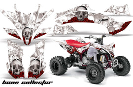 ATV Graphics Kit Decal Sticker Wrap For Yamaha YFZ450R/SE 2009-2013 BONES WHITE-atv motorcycle utv parts accessories gear helmets jackets gloves pantsAll Terrain Depot
