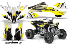 Load image into Gallery viewer, ATV Graphics Kit Decal Sticker Wrap For Yamaha YFZ450R/SE 2009-2013 CARBONX YELLOW-atv motorcycle utv parts accessories gear helmets jackets gloves pantsAll Terrain Depot