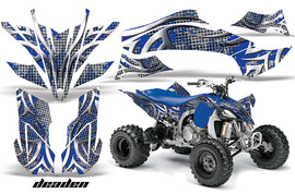 ATV Graphics Kit Decal Sticker Wrap For Yamaha YFZ450R/SE 2009-2013 DEADEN BLUE-atv motorcycle utv parts accessories gear helmets jackets gloves pantsAll Terrain Depot